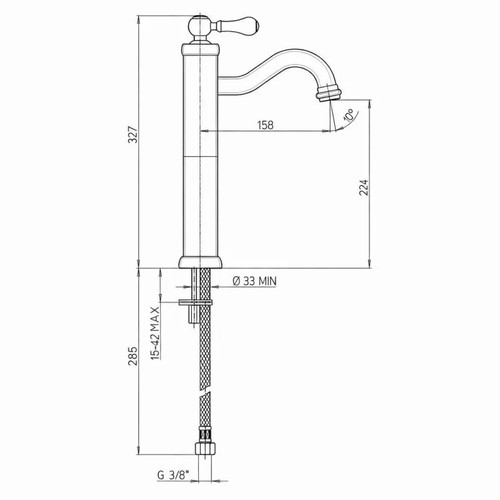 Miscelatore per lavabo tipo