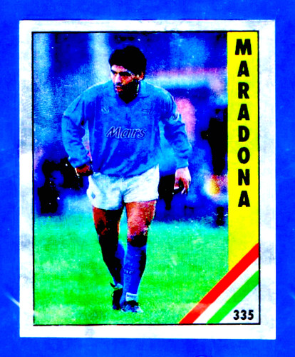 Figurina grande calcio 91 - figurina, il