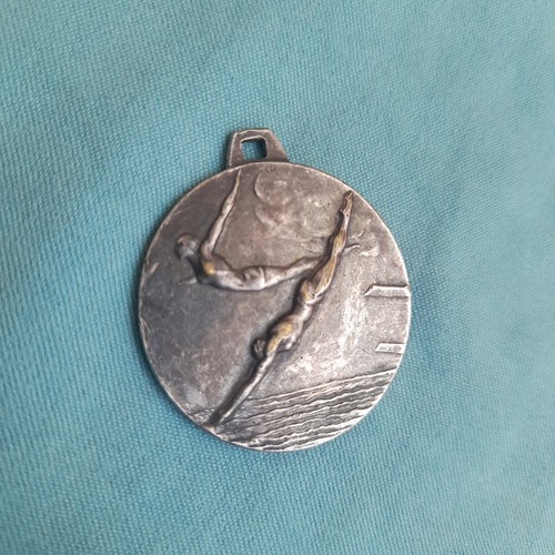 Medaglia argentata tuffi dal - medaglia,