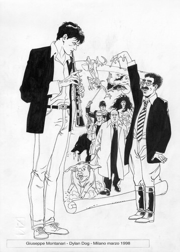 Stampa bonelli cartoomics - bonelli, 1998