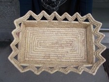 Cesto in paglia rettangolare