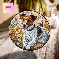 Jack Russell Terrier fiori