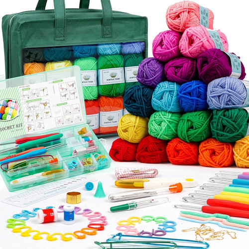 Kit filati all uncinetto - filati, all'uncinetto