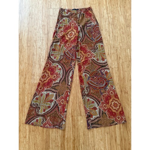 Zara woman paisley wide - paisley, leg
