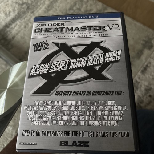 Xploder cheatmaster per - cheatmaster, ps2
