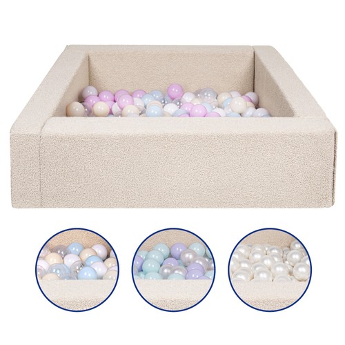 Soft play bouclé ball - , pit