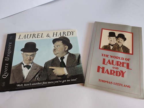 Vintage laurel and hardy - laurel, books