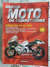 FASCICOLO EDICOLA GRANDI MOTO DA COMPETIZIONE N.58 APRILIA RSW 250cc ,2002