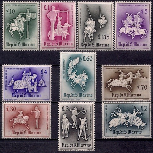 San marino 1963 - san, cavalieri