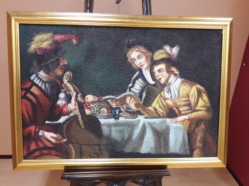 Quadro olio tela - tela, in