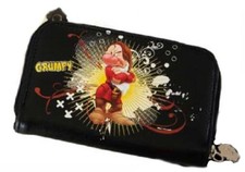 Portafoglio ecopelle rettangolare con zip Brontolo Cm. 20x15