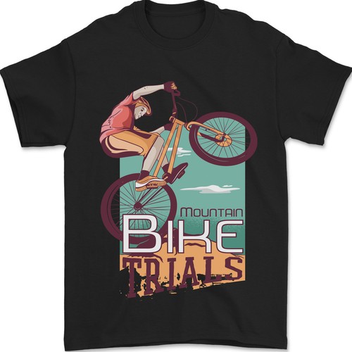 Mountain bike trial - trial, mtb