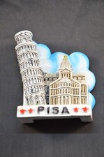 MAGNETE FRIGO FRIDGET MAGNET SOUVENIR PISA TORRE DI PISA ITALIA RESINA