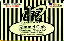 G ATW 322 SCHEDA TELEFONICA USATA RIMMEL CLUB JAZZ CAFE' 5.000 L