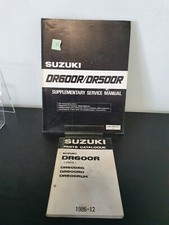 Suzuki DR600R DR500R 1986