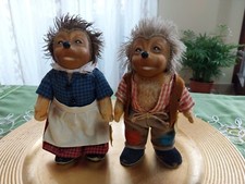 Rarissimo Riccio Coppia Steiff degli Anni 60 originale con etichetta collezione 