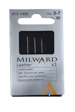 Set 3 aghi per pelle con punta