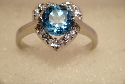 Anello donna topazio naturale - topazio,