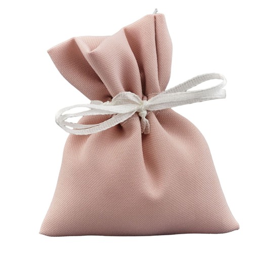 Sacchetto cotone rosa - cotone,