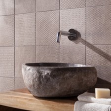 Lavabo da appoggio in pietra