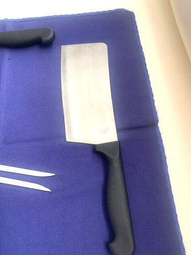 Coltello mannaia acciaio