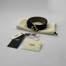 Cintura Fendi nera pelle