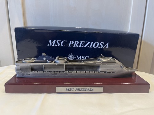 Modellino nave msc preziosa - nave,