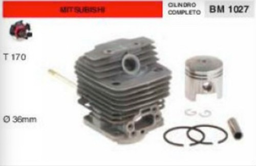 Cilindro pistone completo - cilindro, e