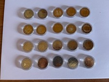 Lotto 19 monete 2 euro commemorativi fior di conio  lussemburgo varia annate