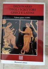 Dizionario degli scrittori Greci e Latini Marzorati editore 3 Volumi  Rif.547i