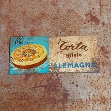 Rara Insegna Tabella Gelati