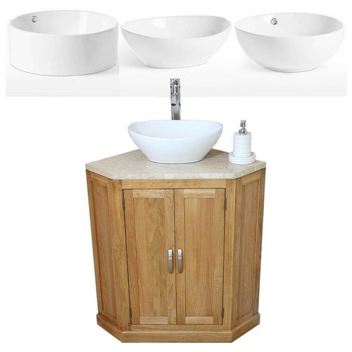 Mobile lavabo bagno angolare