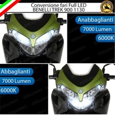 KIT FARO A LED BENELLI TREK 900 1130 ANABBAGLIANTE + ABBAGLIANTE H7 6000K