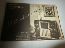 CARISCH( milano) produzione