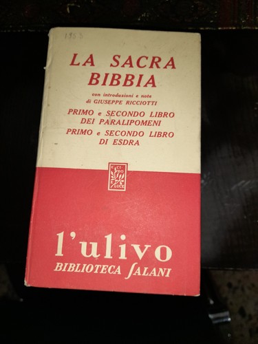 Libro sacra bibbia primo - libro,