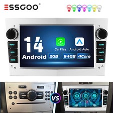 Per Opel Astra H Corsa C D Vectra Zafira B Android 14 64G Autoradio Carplay GPS
