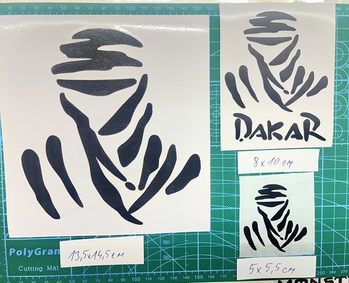 Adesivo logo dakar - adesivo, 3pz