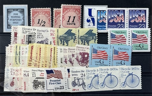 Usa lotto francobolli prova - usa,