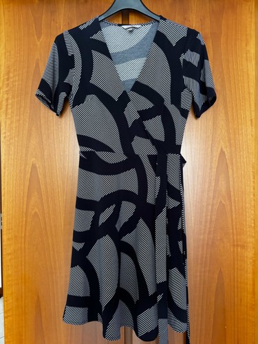 Vestito donna nero bianco - h&m,