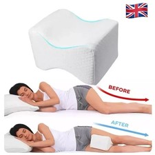 Cuscino ginocchio memory foam dormienti laterali schiena gamba anca dolore sollievo gravidanza + copertura