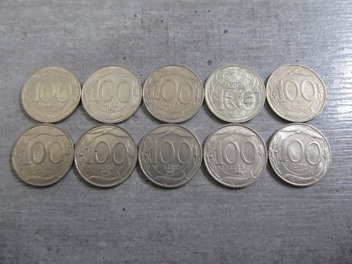 X10 100 lire turrita anni - x10,
