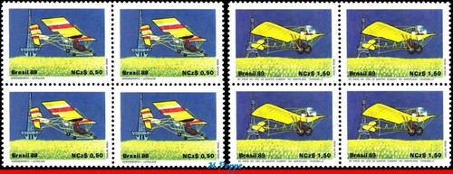 2173 brasile 1989 aereo - brasile,