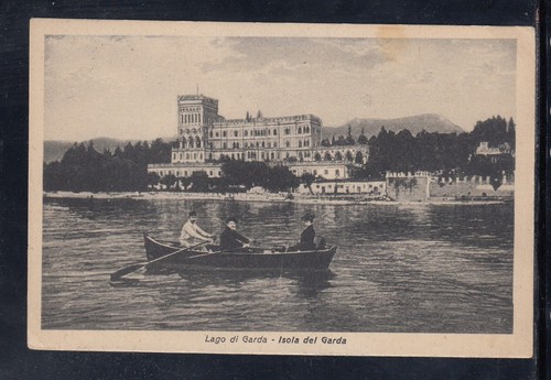 Cartolina lago garda isola - cartolina,