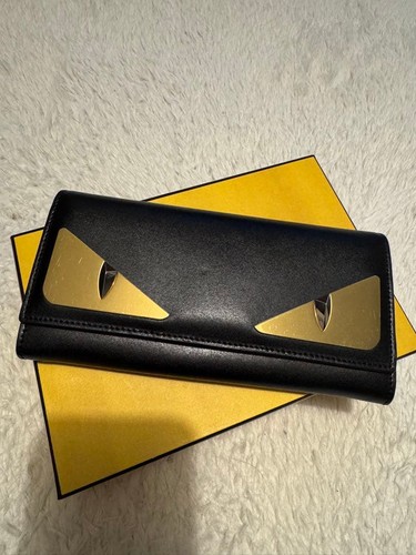 Portafoglio lungo fendi nero - portafoglio,