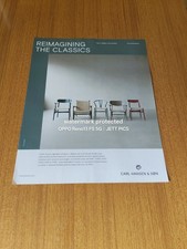 CARL HANSEN & SON FIRST MASTERPIECES CHAIRS DESIGN AD PUB