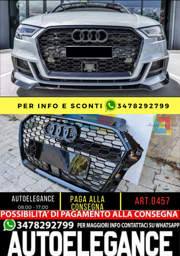 0457 griglia anteriore audi - anteriore,