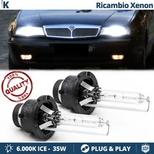 2 Lampadine XENON per LANCIA Kappa RICAMBIO Luci Bianco GHIACCIO 35W 6000K HID
