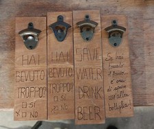 Apribottiglie da parete in