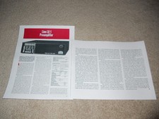 Recensione preamplificatore Linn LK-1, 2 pg, 1986, test completo, specifiche, info