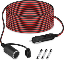 4.6M Prolunga per Accendisigari Auto, Cavo Di Prolunga per Accendisigari, 12V/24